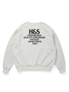 <img class='new_mark_img1' src='https://img.shop-pro.jp/img/new/icons1.gif' style='border:none;display:inline;margin:0px;padding:0px;width:auto;' /> HIDE AND SEEK  H&S Sweat Shirt ( 25aw ) ( Loose Fit ) ( 롼ͥå å ) L-Gray