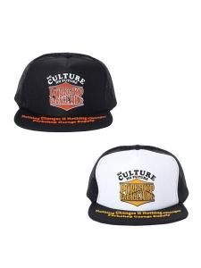 <img class='new_mark_img1' src='https://img.shop-pro.jp/img/new/icons1.gif' style='border:none;display:inline;margin:0px;padding:0px;width:auto;' /> PORKCHOP GARAGE SUPPLY  WAVE LOGO MESH CAP ( å奭å ) 