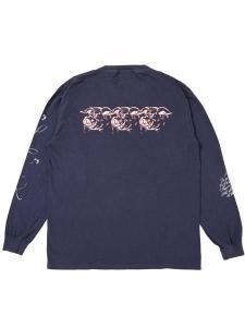 <img class='new_mark_img1' src='https://img.shop-pro.jp/img/new/icons1.gif' style='border:none;display:inline;margin:0px;padding:0px;width:auto;' /> PORKCHOP GARAGE SUPPLY  SCUM PORK L/S TEE ( L/S ԥ ץ T ) Navy