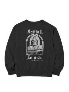<img class='new_mark_img1' src='https://img.shop-pro.jp/img/new/icons1.gif' style='border:none;display:inline;margin:0px;padding:0px;width:auto;' />【 RADIALL 】 BOULEVARD - LOOPWHEEL CREW NECK SWEATSHIRT L/S ( 吊編み クルーネック スウェット ) Ink Black