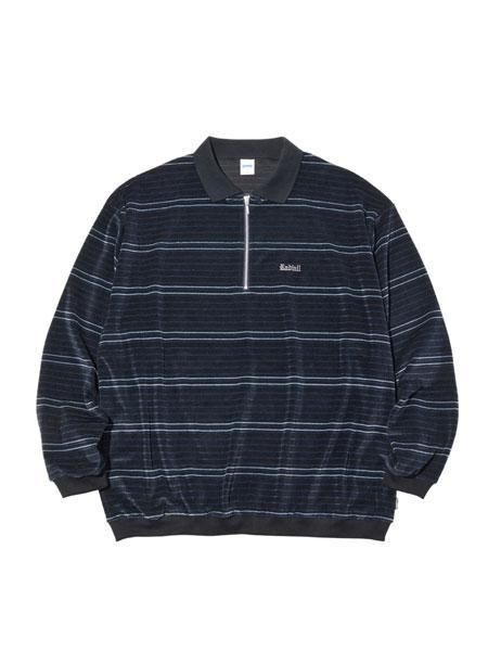 RADIALL 】 HITSVILLE - HAKF ZIP POLOSHIRT L/S ( L/S ハーフジップ