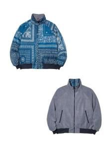 <img class='new_mark_img1' src='https://img.shop-pro.jp/img/new/icons1.gif' style='border:none;display:inline;margin:0px;padding:0px;width:auto;' /> RADIALL  SUBURBAN - REVERSIBLE JACKET ( С֥ ե꡼ 㥱å ) Smoke Navy