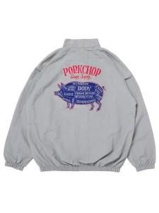 PORKCHOP ナイロンジャケット Mサイズ オリーブ PORKCHOP ナイロンジャケット Mサイズ オリーブ