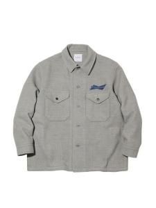 <img class='new_mark_img1' src='https://img.shop-pro.jp/img/new/icons1.gif' style='border:none;display:inline;margin:0px;padding:0px;width:auto;' /> RADIALL  BOWTIE - CPO SHIRT L/S ( L/S CPO  ) Gray