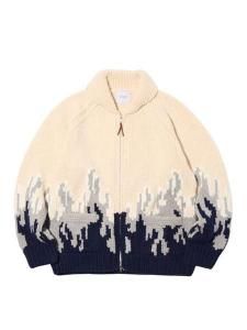 <img class='new_mark_img1' src='https://img.shop-pro.jp/img/new/icons1.gif' style='border:none;display:inline;margin:0px;padding:0px;width:auto;' /> RADIALL  SIERRA - ZIP UP COWICHAN SWEATER ( åץå 󥻡 ) Ivory