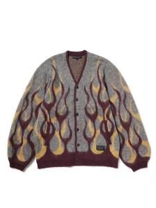 <img class='new_mark_img1' src='https://img.shop-pro.jp/img/new/icons43.gif' style='border:none;display:inline;margin:0px;padding:0px;width:auto;' /> EVILACT  FLAMES MOHAIR CARDIGAN ( إ ǥ ) Burgundy