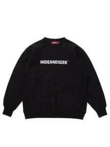 <img class='new_mark_img1' src='https://img.shop-pro.jp/img/new/icons1.gif' style='border:none;display:inline;margin:0px;padding:0px;width:auto;' /> HIDE AND SEEK  Logo Sweat Shirt ( 25aw ) ( 롼ͥå å ) BlackWhite