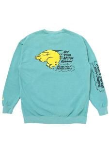<img class='new_mark_img1' src='https://img.shop-pro.jp/img/new/icons1.gif' style='border:none;display:inline;margin:0px;padding:0px;width:auto;' /> PORKCHOP GARAGE SUPPLY  RUNNING LOGO SWEAT ( ԥ 롼ͥå å ) Mint Green