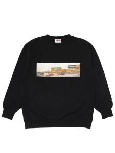 <img class='new_mark_img1' src='https://img.shop-pro.jp/img/new/icons1.gif' style='border:none;display:inline;margin:0px;padding:0px;width:auto;' />�� PORKCHOP GARAGE SUPPLY �� 80's CALIF SWEAT ( ���롼�ͥå� �������å� ) Black