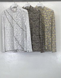 MURRAL / STRETCH LACE TOP ( gray) - compass 新潟 | CMEinc. online