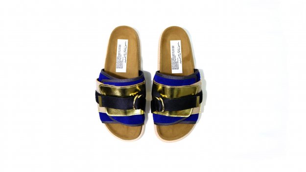 elephant TRIBAL fabrics 3layer sandal - サンダル