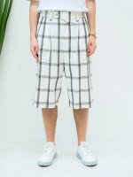 <img class='new_mark_img1' src='https://img.shop-pro.jp/img/new/icons16.gif' style='border:none;display:inline;margin:0px;padding:0px;width:auto;' />TAUPE / Linen Check Loose Cropped Pants (White) (30% SALE)