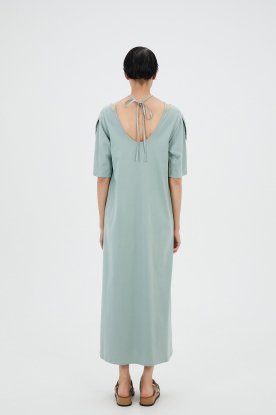 MURRAL / Ivy halfsleeve dress (Green) - compass 新潟 | CMEinc. online store