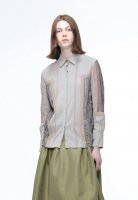 <img class='new_mark_img1' src='https://img.shop-pro.jp/img/new/icons5.gif' style='border:none;display:inline;margin:0px;padding:0px;width:auto;' />MURRAL / Framed flower shirts (Gray)