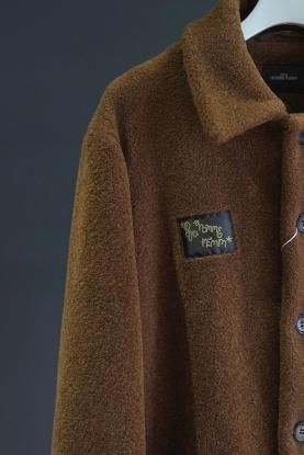 SYU.HOMME/FEMM / POODLE JKT (BROWN) (40% SALE) - compass