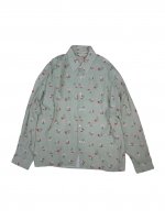 <img class='new_mark_img1' src='https://img.shop-pro.jp/img/new/icons47.gif' style='border:none;display:inline;margin:0px;padding:0px;width:auto;' />JieDa / FLOWER OVERSIZED SHIRT L/S