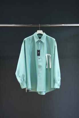 SYU.HOMME/FEMM / CREAN OVERPLANE SHIRT TYPE PO (TURQUOISE) 40% off