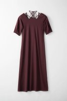 <img class='new_mark_img1' src='https://img.shop-pro.jp/img/new/icons47.gif' style='border:none;display:inline;margin:0px;padding:0px;width:auto;' />MURRAL / Ivy halfsleeve dress (Clay brown)