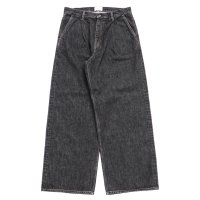 <img class='new_mark_img1' src='https://img.shop-pro.jp/img/new/icons47.gif' style='border:none;display:inline;margin:0px;padding:0px;width:auto;' />superNova /  Selvedge wide jeans - Bio wash / Black