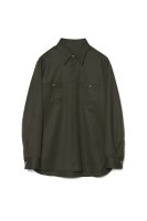 <img class='new_mark_img1' src='https://img.shop-pro.jp/img/new/icons16.gif' style='border:none;display:inline;margin:0px;padding:0px;width:auto;' />IRENISA / CHEST POCKETS SHIRT (ARMY GREEN) (30% SALE)