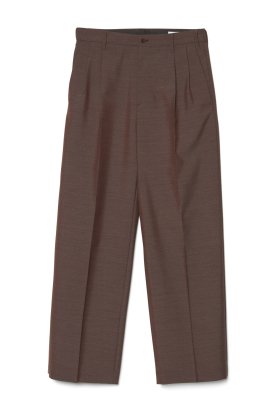 IRENISA / TWO TUCKS WIDE PANTS (GRAY ORANGE) (30% SALE) - compass