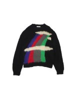 <img class='new_mark_img1' src='https://img.shop-pro.jp/img/new/icons47.gif' style='border:none;display:inline;margin:0px;padding:0px;width:auto;' />JIeDa / MOHAIR RAINBOW KNIT (BLK)