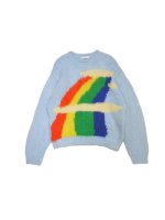 <img class='new_mark_img1' src='https://img.shop-pro.jp/img/new/icons47.gif' style='border:none;display:inline;margin:0px;padding:0px;width:auto;' />JIeDa / MOHAIR RAINBOW KNIT (SAX)