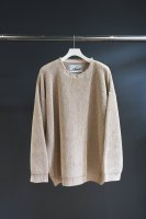 <img class='new_mark_img1' src='https://img.shop-pro.jp/img/new/icons47.gif' style='border:none;display:inline;margin:0px;padding:0px;width:auto;' />NKGW / CRASH NECK WIDE KNIT (BEIGE) (40% SALE)