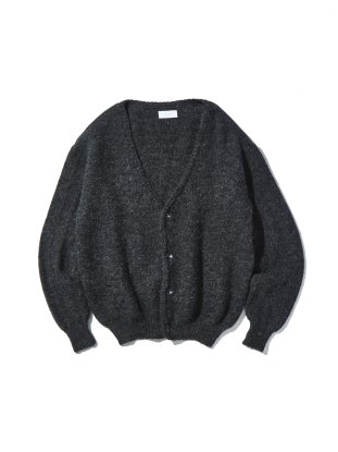 <img class='new_mark_img1' src='https://img.shop-pro.jp/img/new/icons16.gif' style='border:none;display:inline;margin:0px;padding:0px;width:auto;' />BLAHW / ALPACA 7G CARDIGAN : Charcoal (40% SALE)