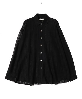 <img class='new_mark_img1' src='https://img.shop-pro.jp/img/new/icons47.gif' style='border:none;display:inline;margin:0px;padding:0px;width:auto;' />JieDa / LACE SHIRT (BLACK)