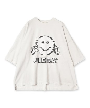 <img class='new_mark_img1' src='https://img.shop-pro.jp/img/new/icons13.gif' style='border:none;display:inline;margin:0px;padding:0px;width:auto;' />JIEDA / SMILE OVERSIZED TEE