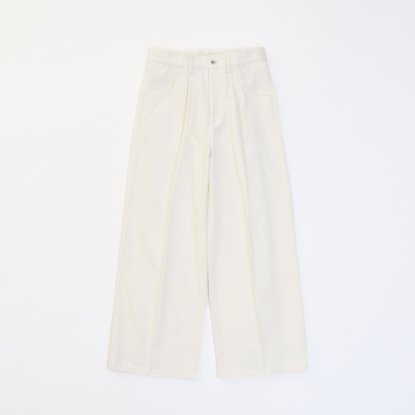 VICTIM / CORDUROY BAGGY SLACKS (OFF WHITE)ご予約商品 - compass