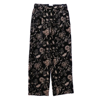 superNova / Adjuster loose trouser-Velvet flower jacquard ...