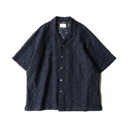 superNova / Aloha shirt - Flower lace (Navy) 御予約商品