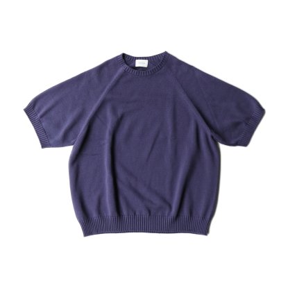 superNova / Wholegarment big knit tee (Purple) 御予約商品