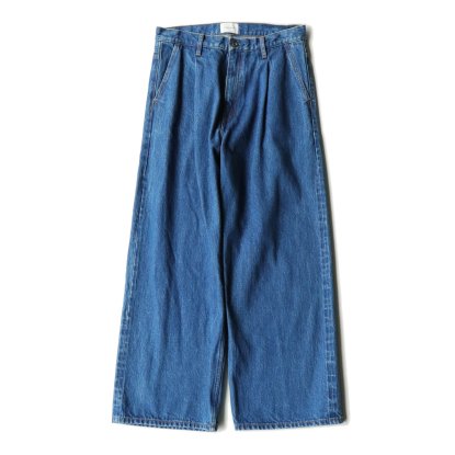 superNova / Selvedge wide jeans - Bio wash (Indigo) 御予約商品