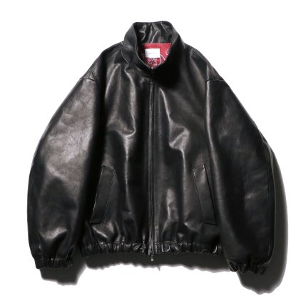superNova / Leather track jacket - Horse hide / Bandana lining (BlackRed)ͽ