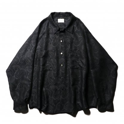 superNova / Split yoke big shirt - Paisley jacquard