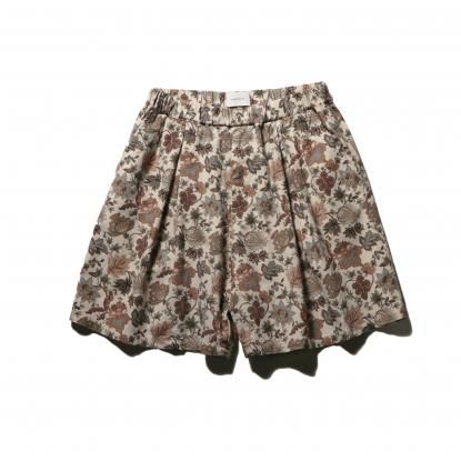 正規激安 superNova / ox pleats wide shorts - Flower print - compass パンツ