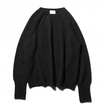 superNova / Seamless knit sweater - Wool & cashmere & silk / Black