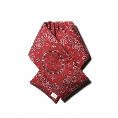 superNova / Padded stole - Bandana jacquard / Red