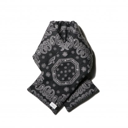 superNova / Padded stole - Bandana jacquard / Black