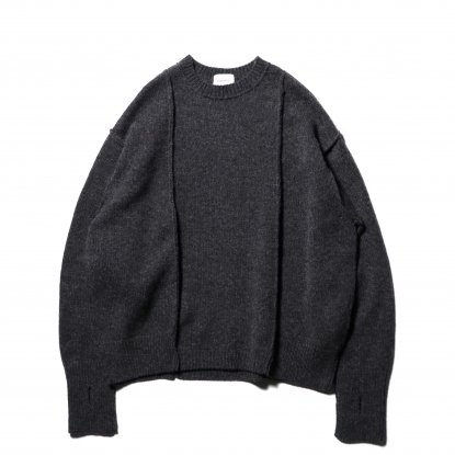 superNova / Moebius knit sweater / Charcoal