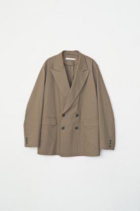 VICTIM / LINEN BIG JACKET (BROWN)