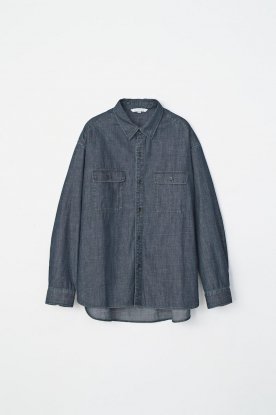 VICTIM / DENIM BIG SHIRT (INDIGO BLUE)