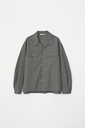 VICTIM / OPEN COLLAR BIG SHIRT (GRAY)