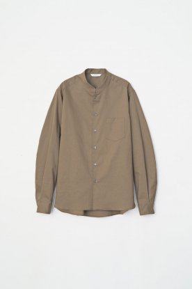 VICTIM / LINEN BIG SHIRT (BROWN)