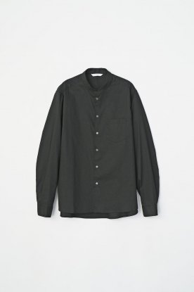 VICTIM / LINEN BIG SHIRT (BLACK)