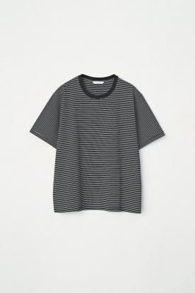 VICTIM / S/S BORDER TEE (BLKWHT)