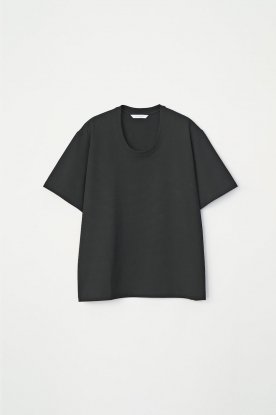 VICTIM / HEAVY COTTON U-NECK TEE (BLACK)